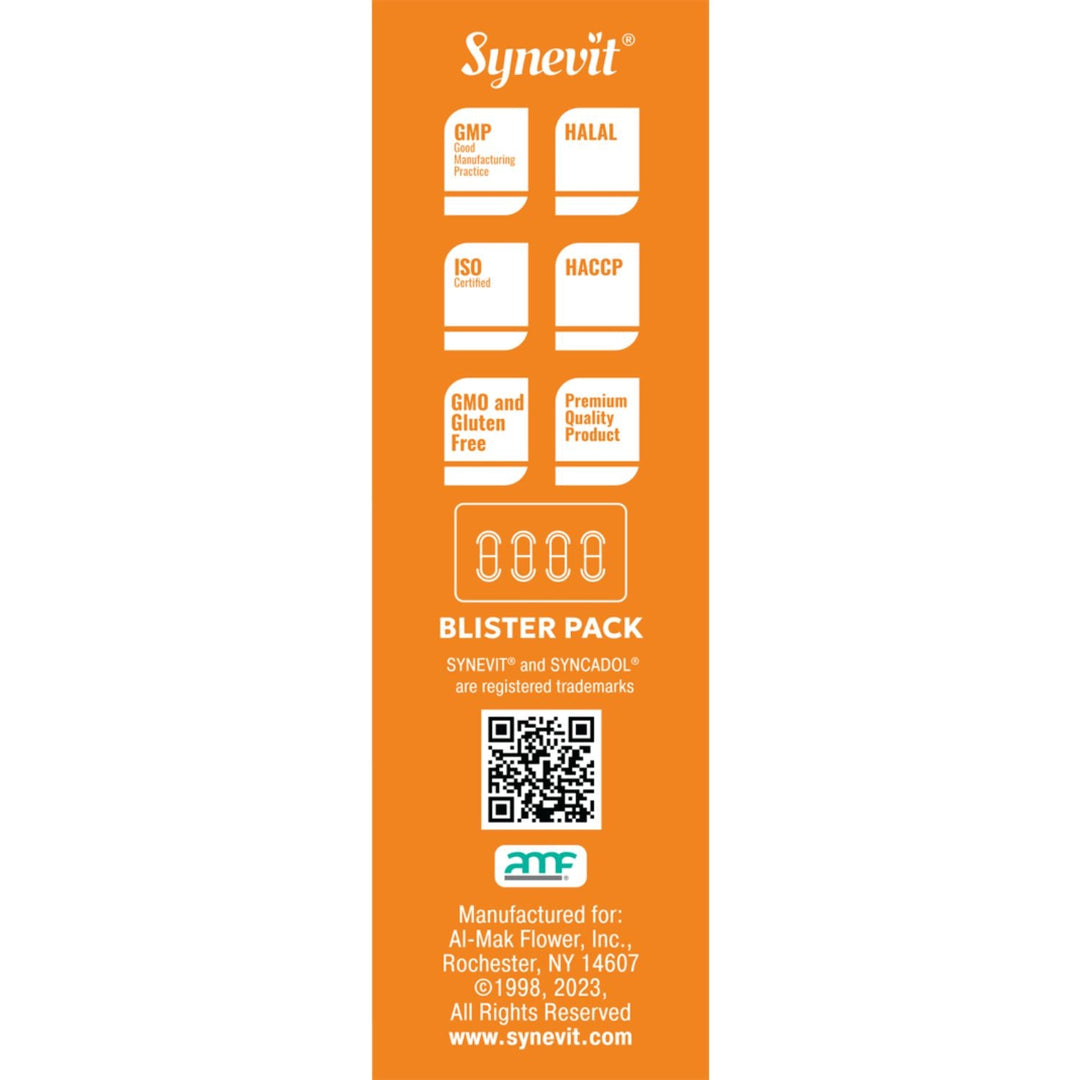 Synevit Syncadol Pain Relief Support – 60 softgel capsules