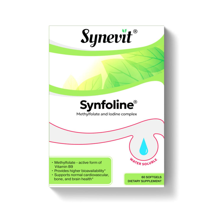 Synevit Synfoline High-Folate Supplement – 60 softgel capsules