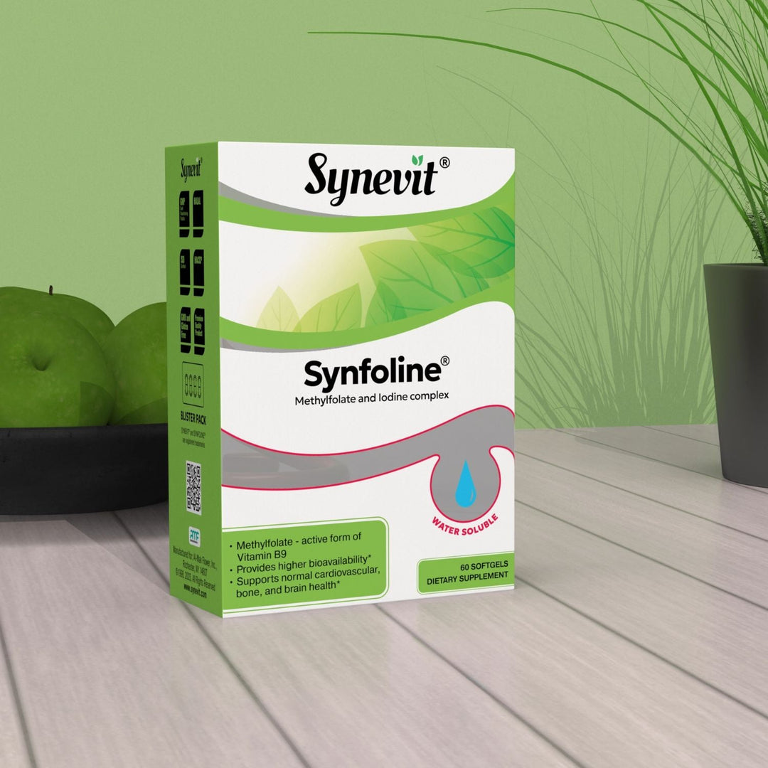 Synevit Synfoline High-Folate Supplement – 60 softgel capsules