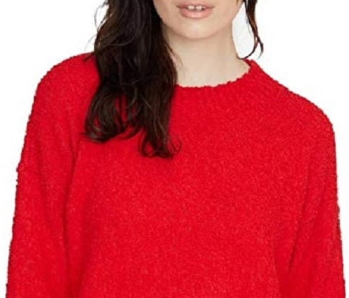 Sanctuary Women's Teddy Sweater Bright Red Size Small