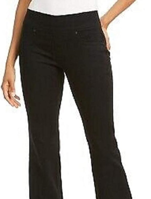 Style & Co Women's Ella Pull-On Bootcut Jeans Black Size Small