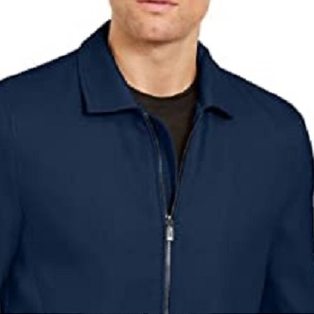 Alfani Men's Full-Zip Jacket Dark Blue Size X-Large