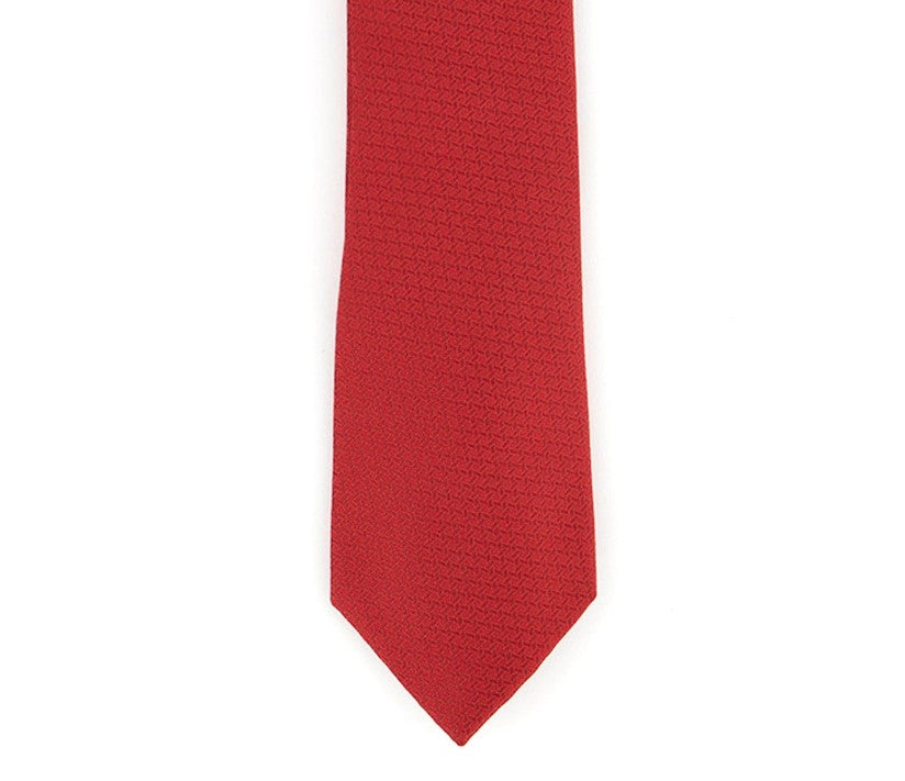 Perry Ellis Men's Starlite Neat Tie Red Size Regular