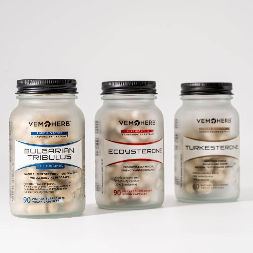 VemoHerb Ecdysterone, Dietary Supplement - 90 Capsules